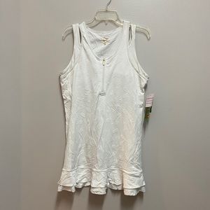 NWT Lilly Pulitzer White Tennis Dress, Size XL